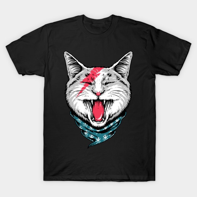 Cat Rock T-Shirt by quilimo